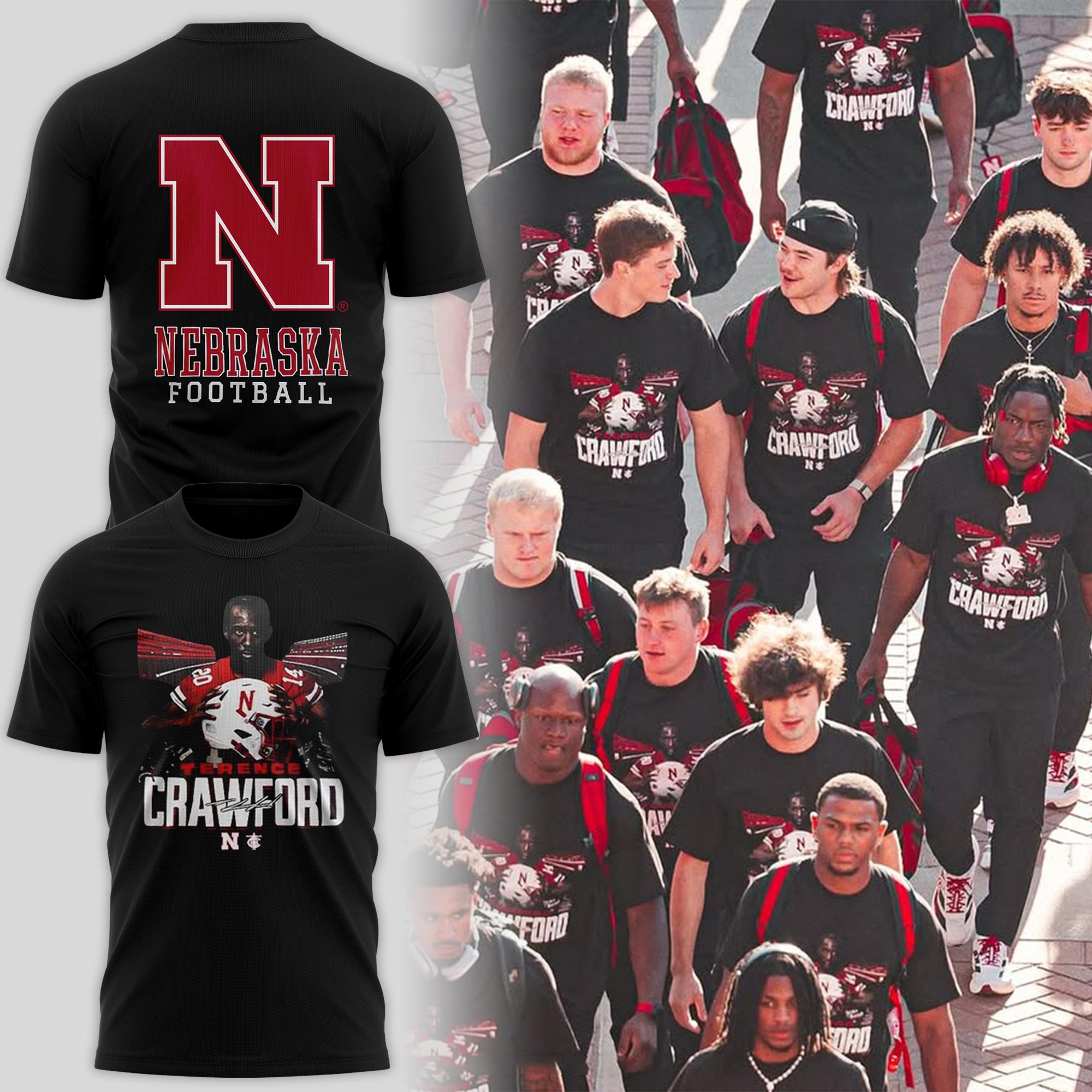 Nebraska Huskers x Terence Crawford Limited T-shirt