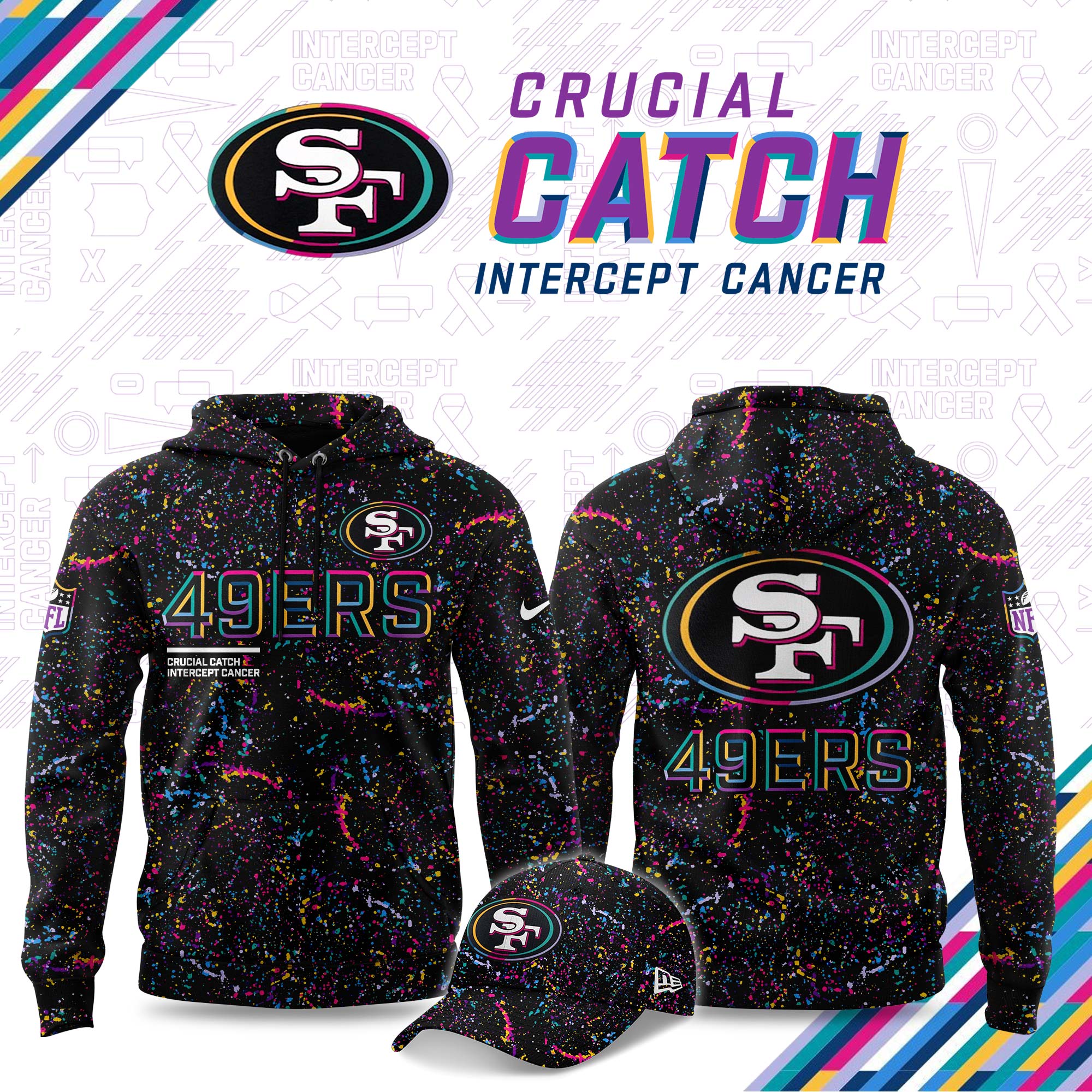 San Francisco 49ers Crucial Catch 2025 Limited Hoodie