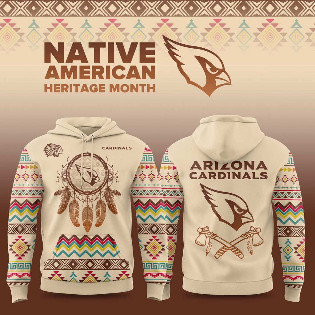 Arizona Cardinals Native American Heritage Month 2025 Limited Hoodie