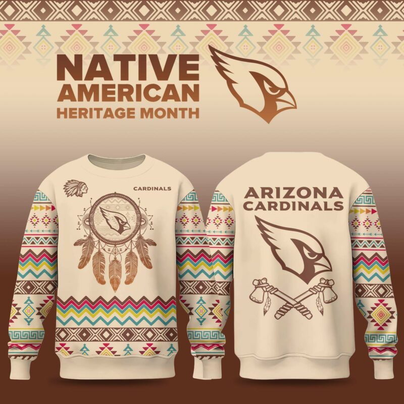 Arizona Cardinals Native American Heritage Month 2025 Limited Sweatshirt