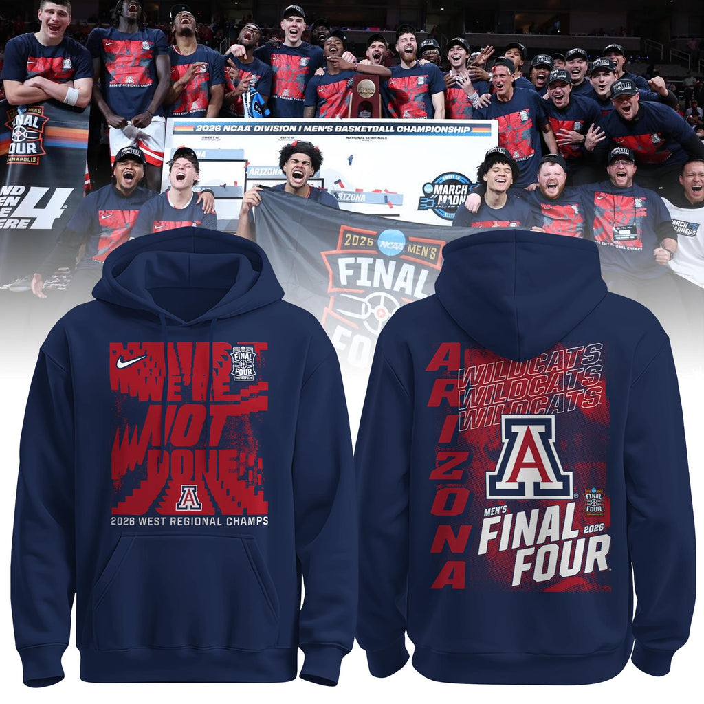 _ Arizona Men's Basketball 2026 Final Four Locker Room Hoodie