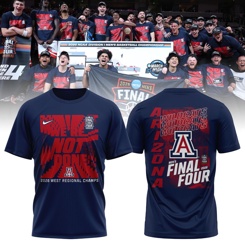 _ Arizona Men's Basketball 2026 Final Four Locker Room T-shirt