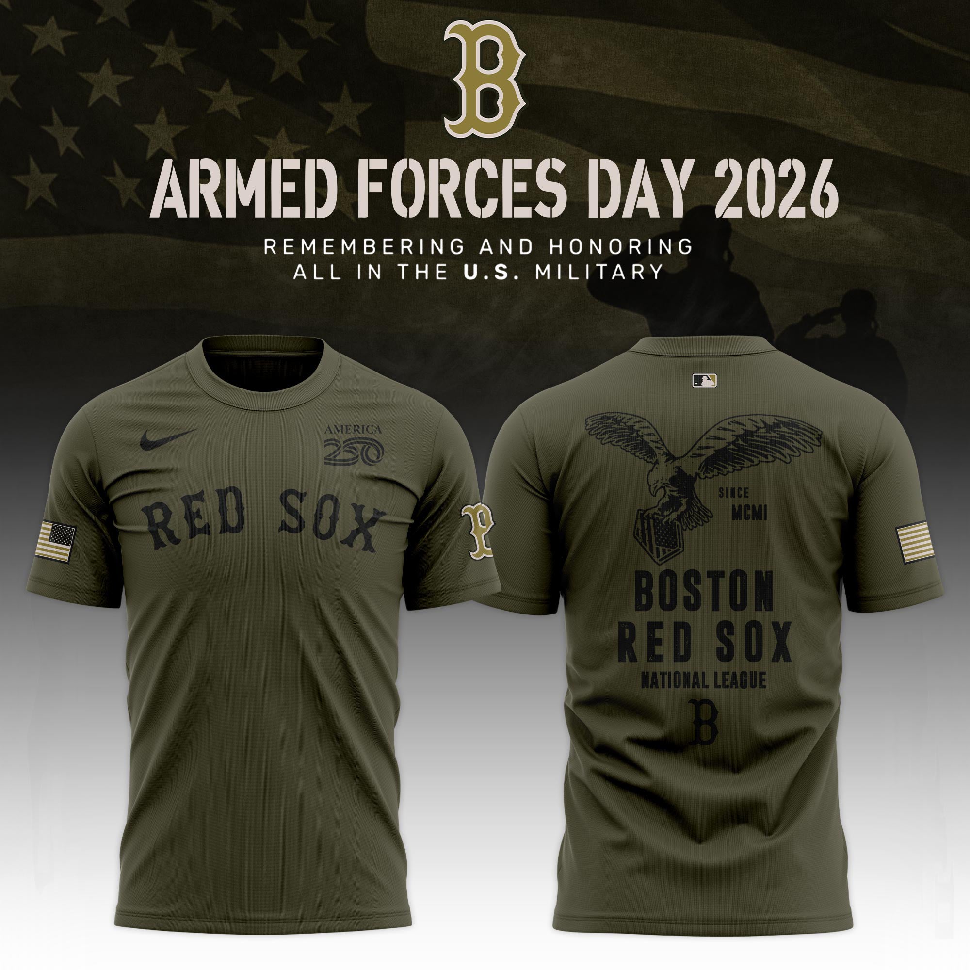 _ .BOS 2026 Armed Forces Day Limited Edition T-shirt