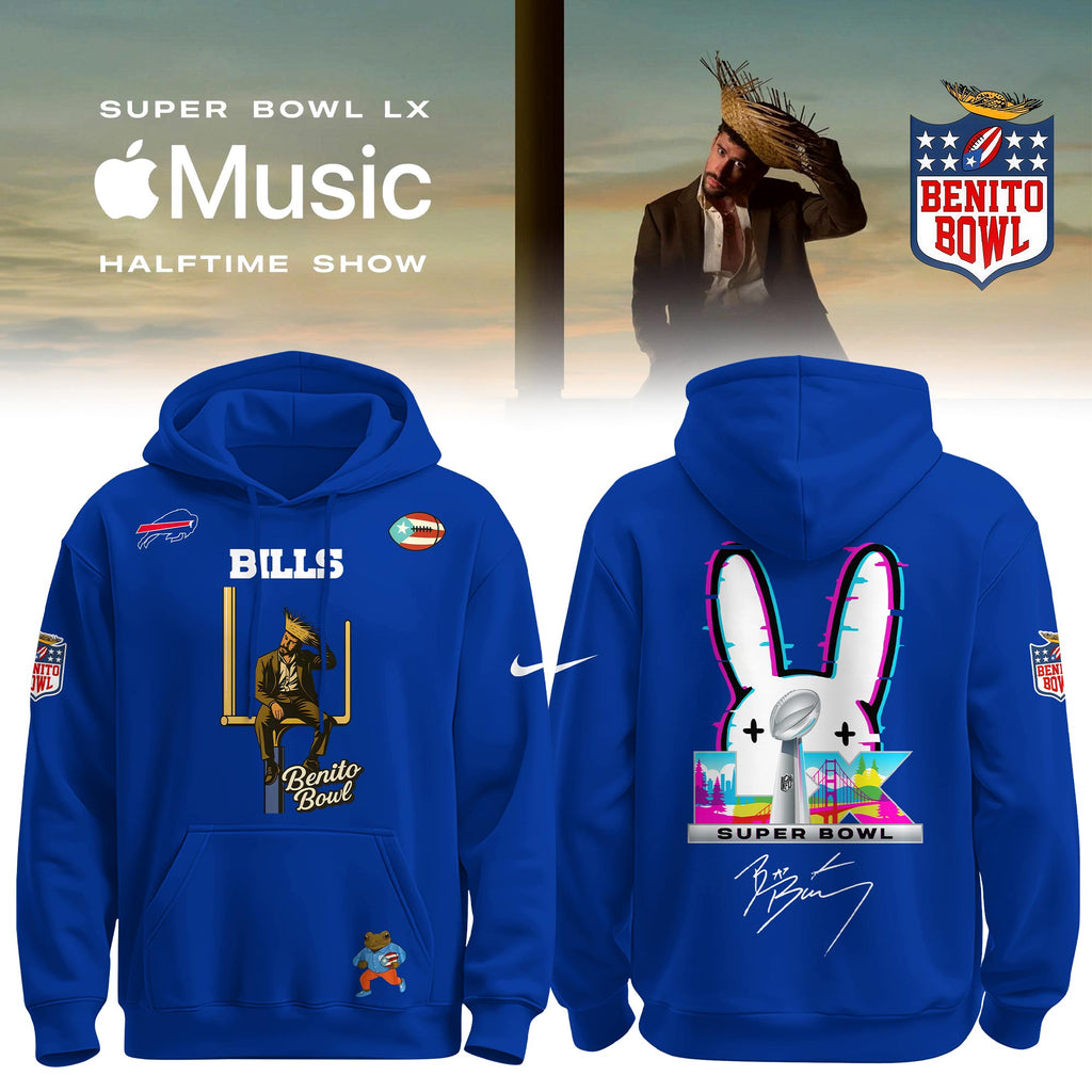 _ Buffalo Bills x Bad Bunny Super Bowl LX The Halftime Show Special Edition Hoodie
