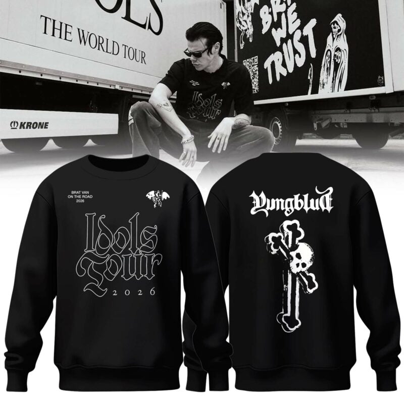 YUNGBLUD Idols The World Tour 2026 Limited Edition Sweatshirt