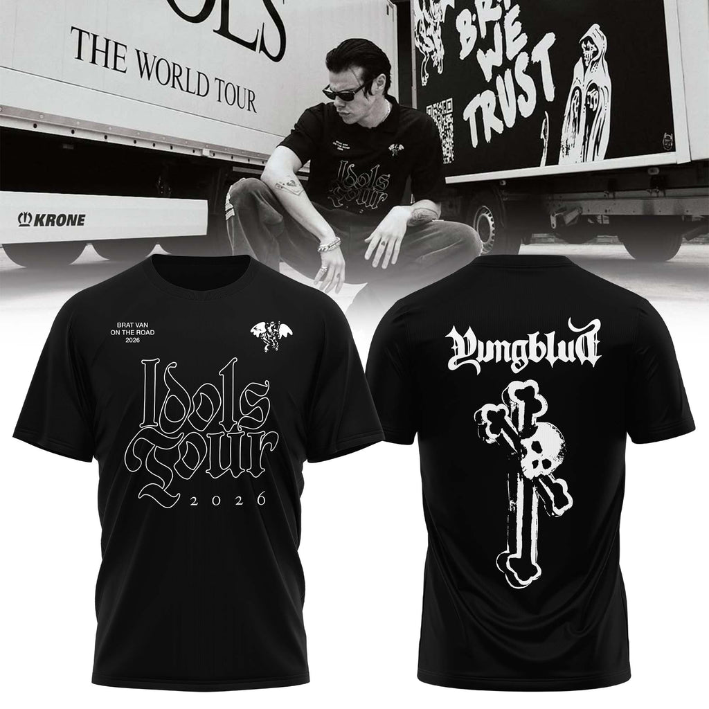YUNGBLUD Idols The World Tour 2026 Limited Edition T-shirt