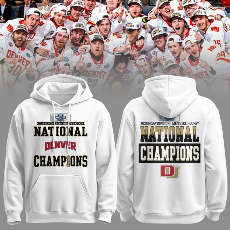 DP 2026 NCAA Frozen Four Men's Ice Hockey National Champions Locker Room Hoodie