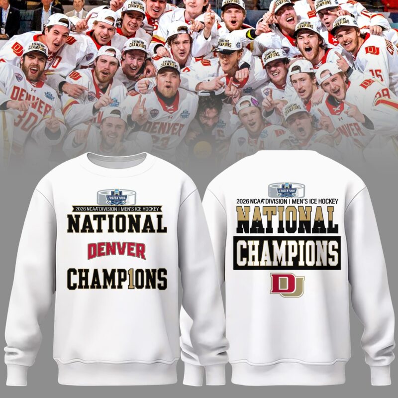 DP 2026 NCAA Frozen Four Men's Ice Hockey National Champions Locker Room Sweatshirt