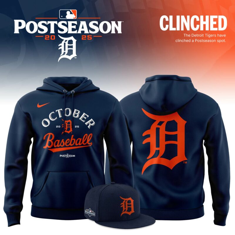 Detroit Tigers 2025 MLB Postseason Limited Hoodie