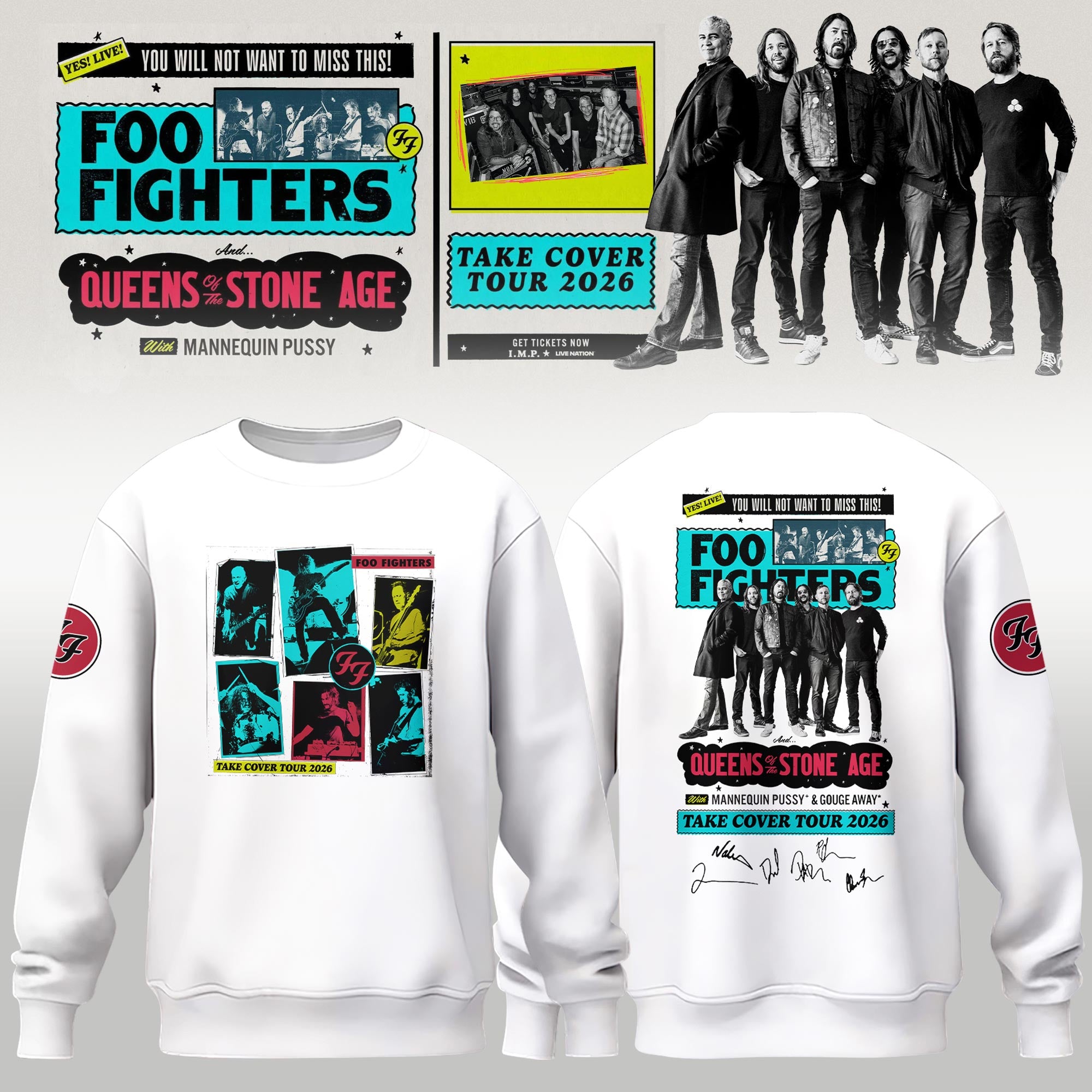 FF Take Cover Tour 2026 Limited Editions Sweatshirt