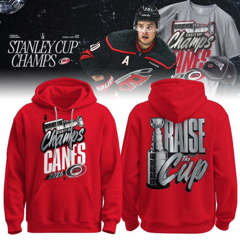 Carolina Hurricanes 2026 Stanley Cup Champions Locker Room Hoodie