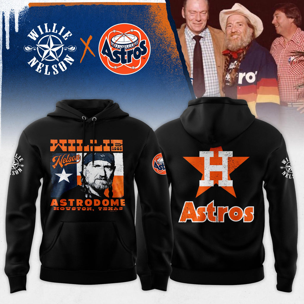 HOU x Willie Nelson Limited Editions Hoodie - Black