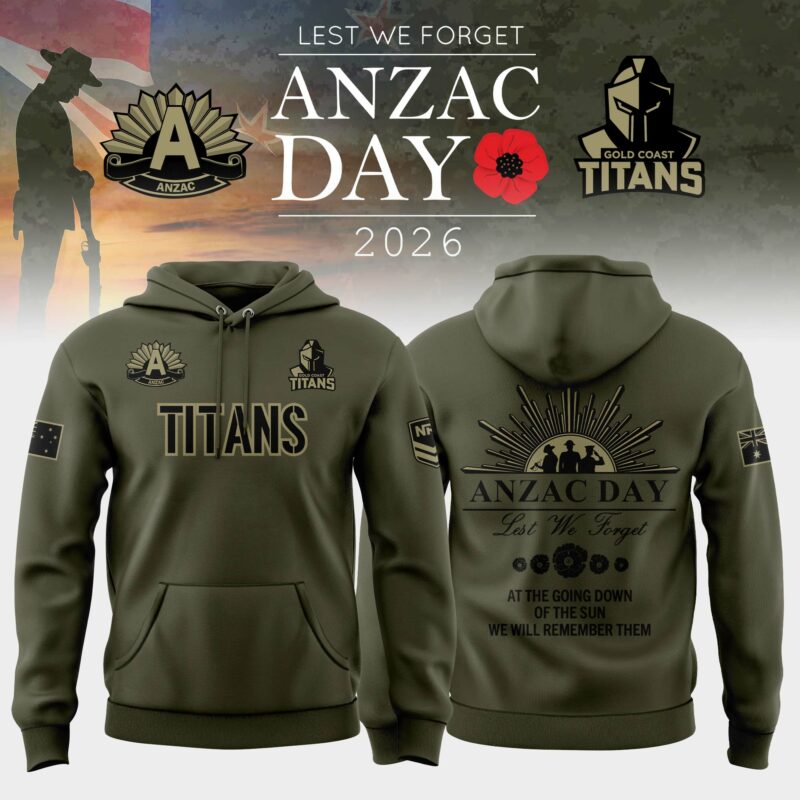 Gold Coast Titans Anzac Day Hoodie