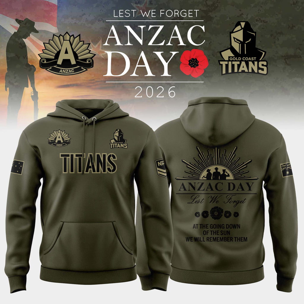Gold Coast Titans Anzac Day Hoodie