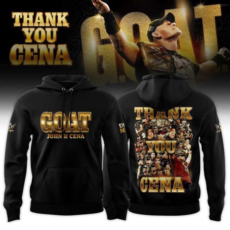 John Cena Thank You Cena Gold Limited Edition Hoodie