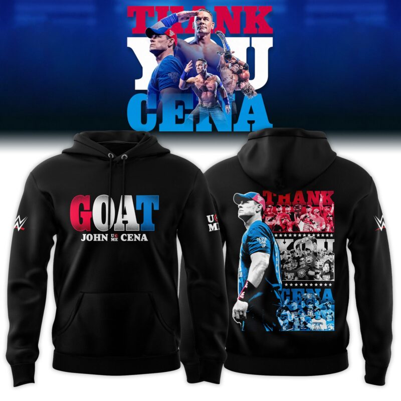 John Cena Thank You Cena Red, White and Blue Limited Edition Hoodie