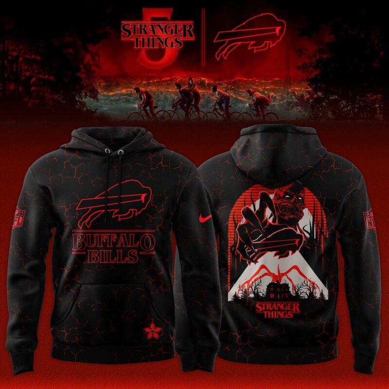 _ Buffalo Bills x Stranger Things Limited Edition Hoodie