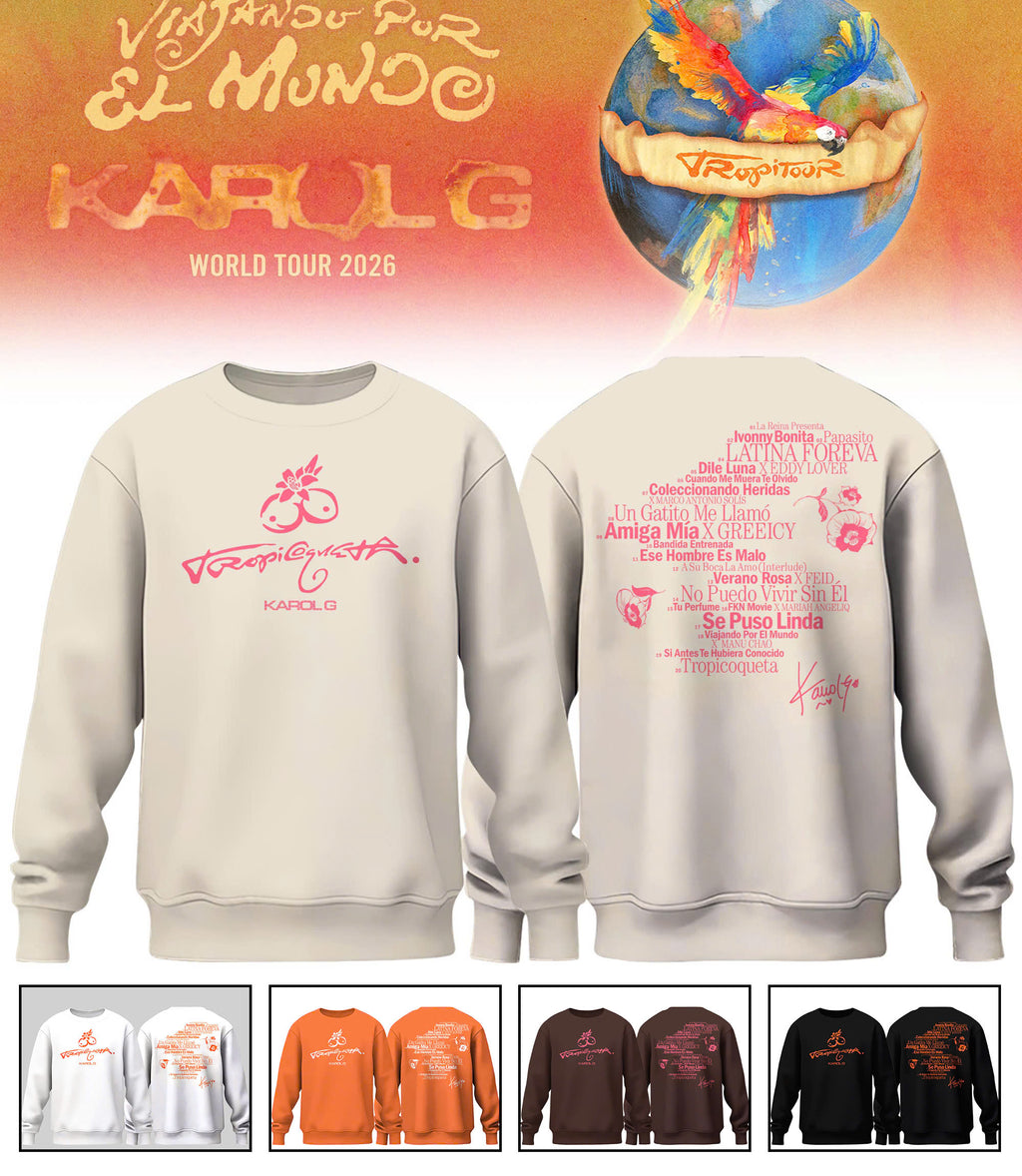 Tropicoqueta Tracklist Limited Edition Sweatshirt