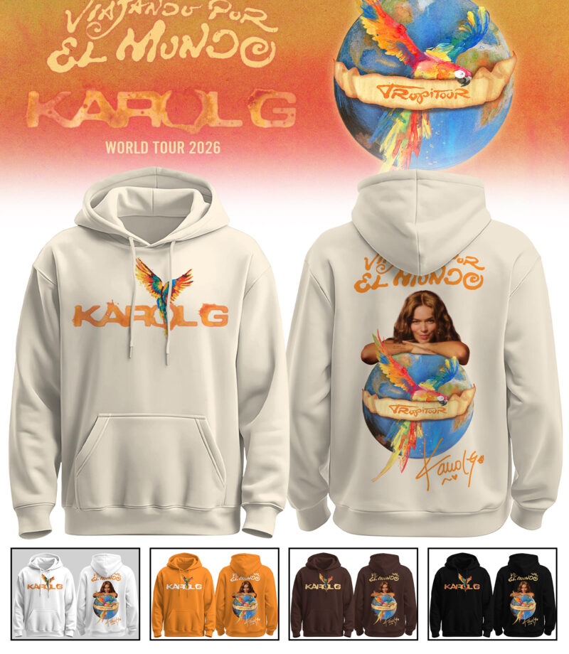 Viajando Por El Mundo Tropitour 2026 Limited Edition Hoodie