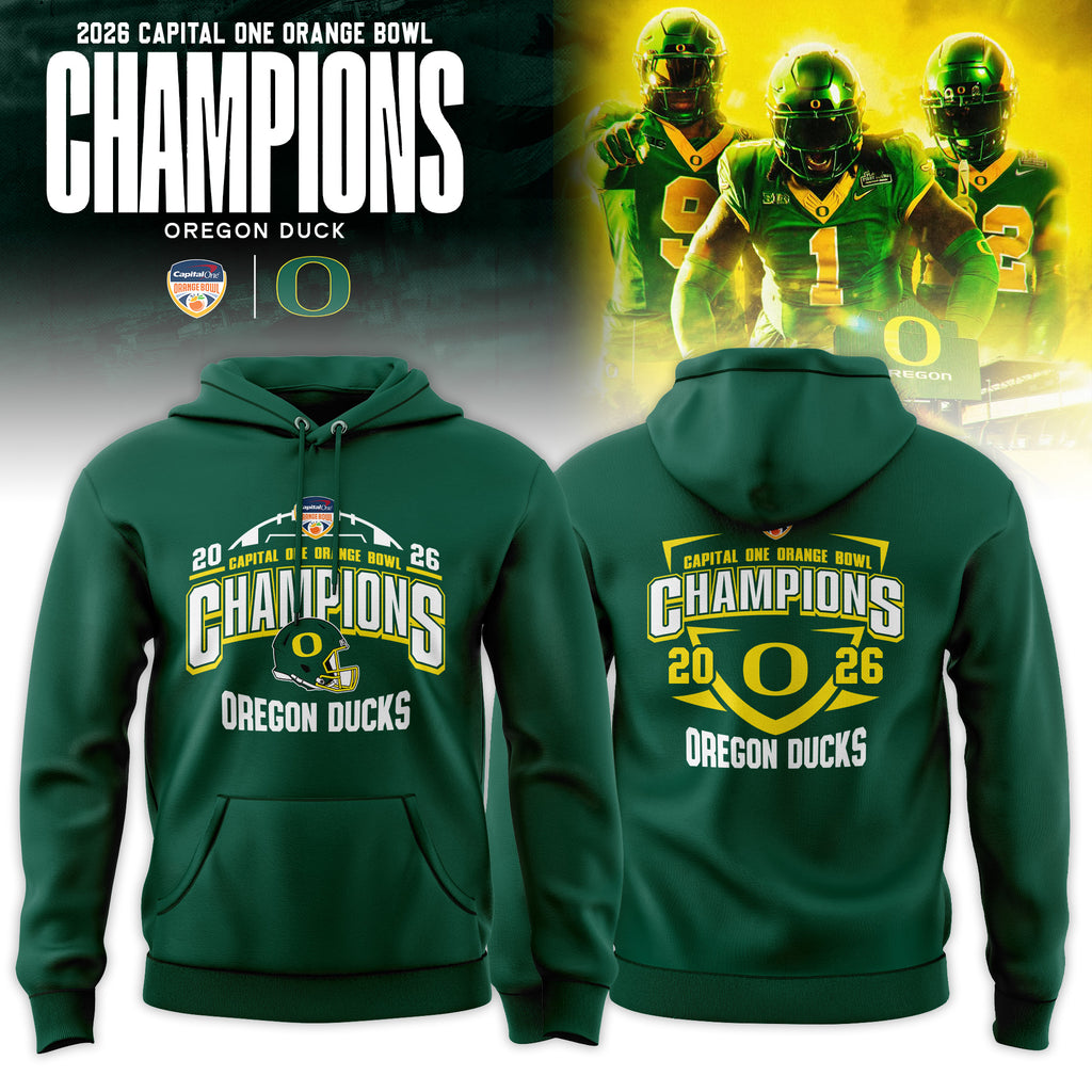 _ .Oregon Ducks 2026 Orange Bowl Champions Hoodie