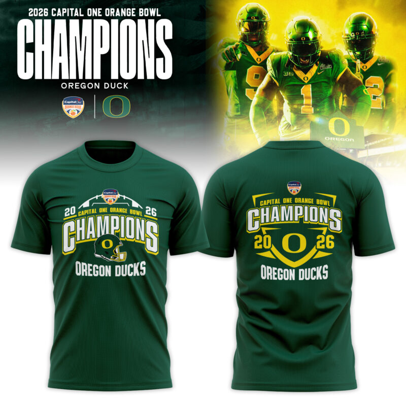 _ .Oregon Ducks 2026 Orange Bowl Champions T-shirt