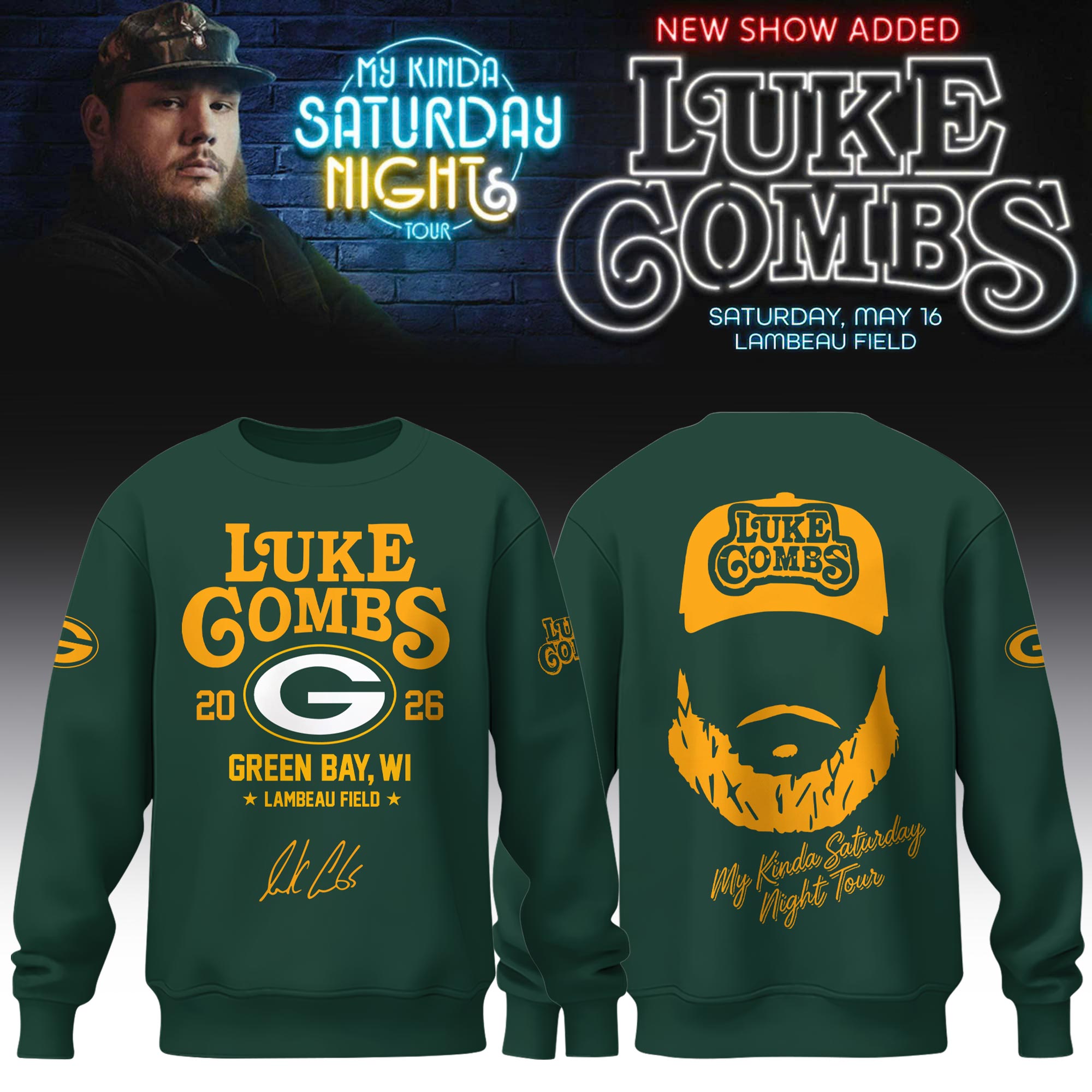 GBP x LC My Kinda Saturday Night Tour 2026 Limited Edition Sweatshirt