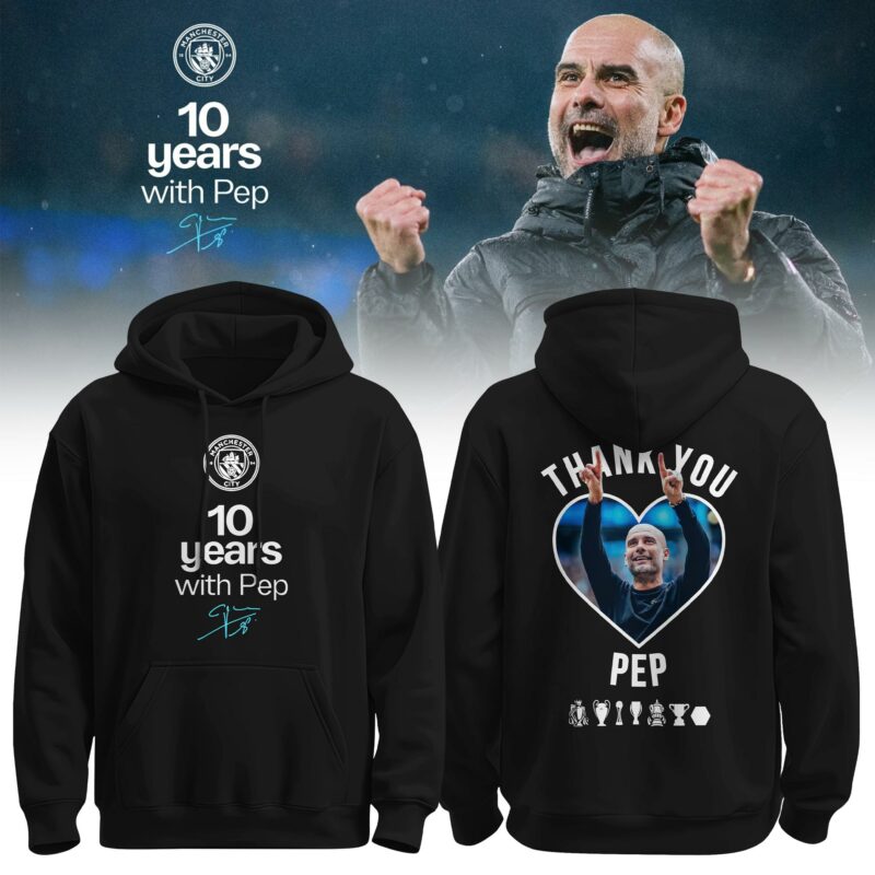Man City Thank You Pep Limited Edition Hoodie