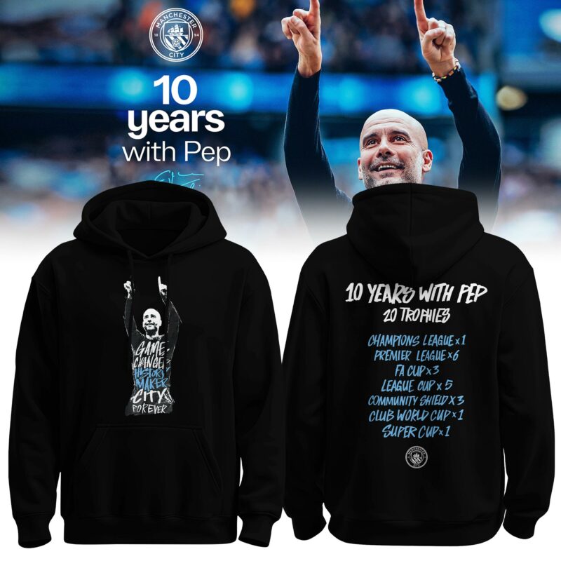 Man City Thank You Pep Limited Edition Hoodie