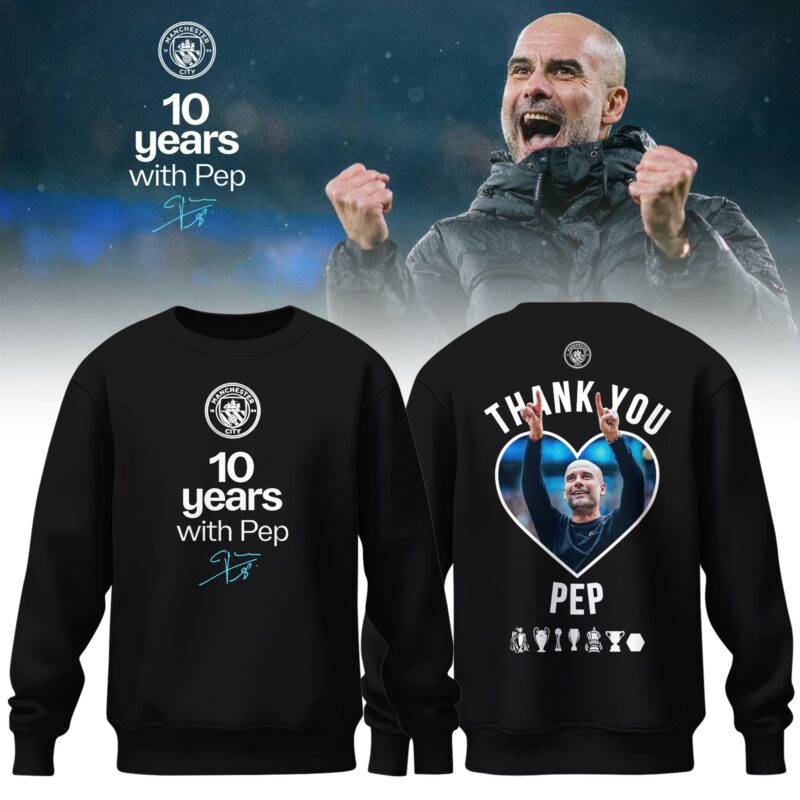 Man City Thank You Pep Limited Edition Sweatshirt