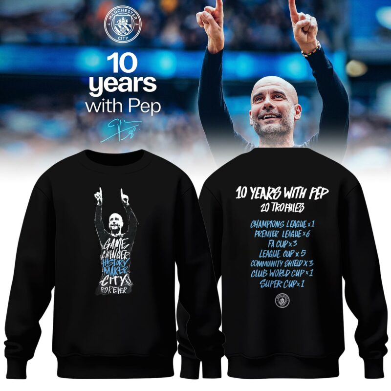 Man City Thank You Pep Limited Edition Sweatshirt