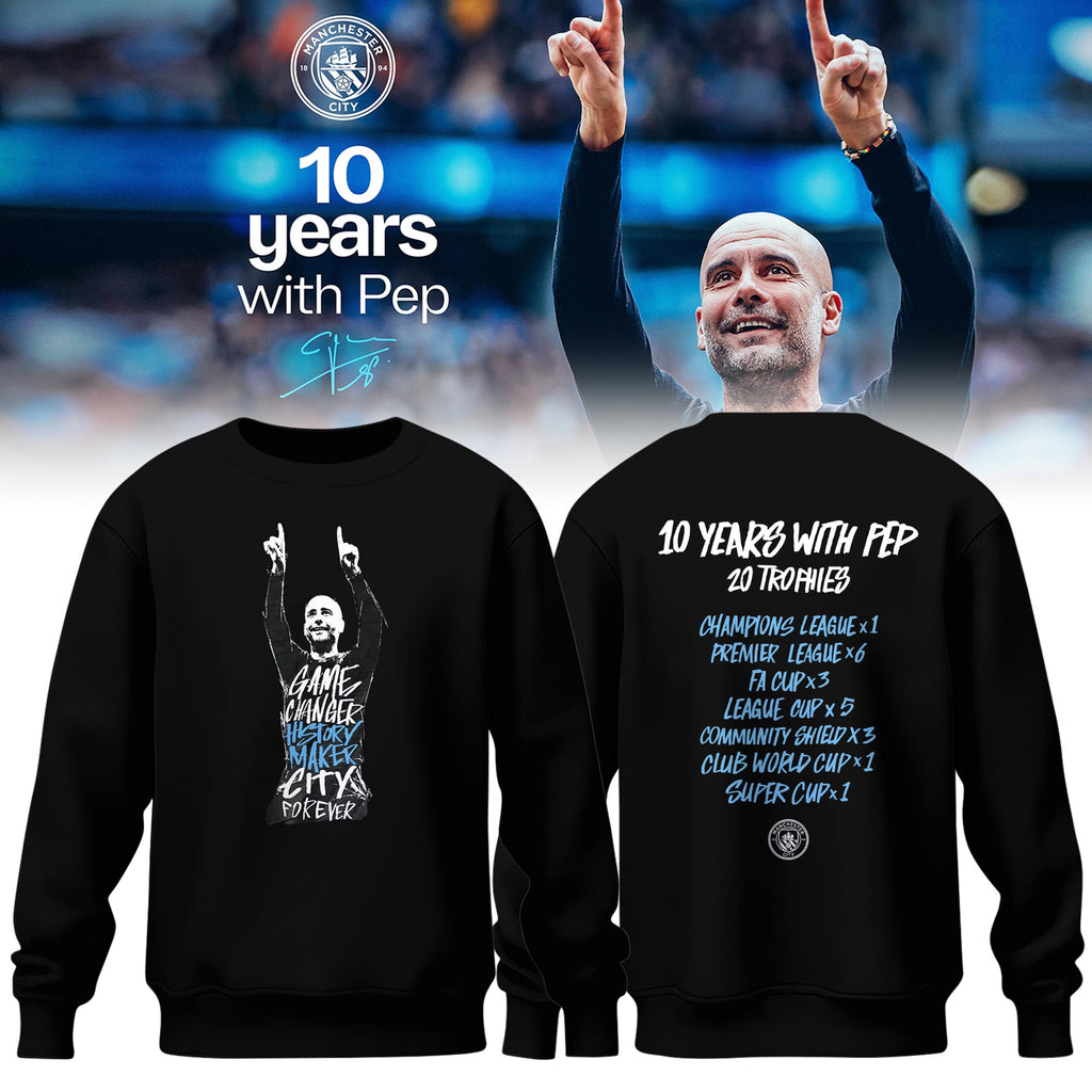 Man City Thank You Pep Limited Edition Sweatshirt