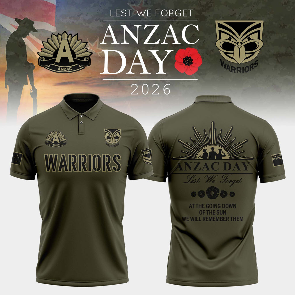 New Zealand Warriors Anzac Day Polo