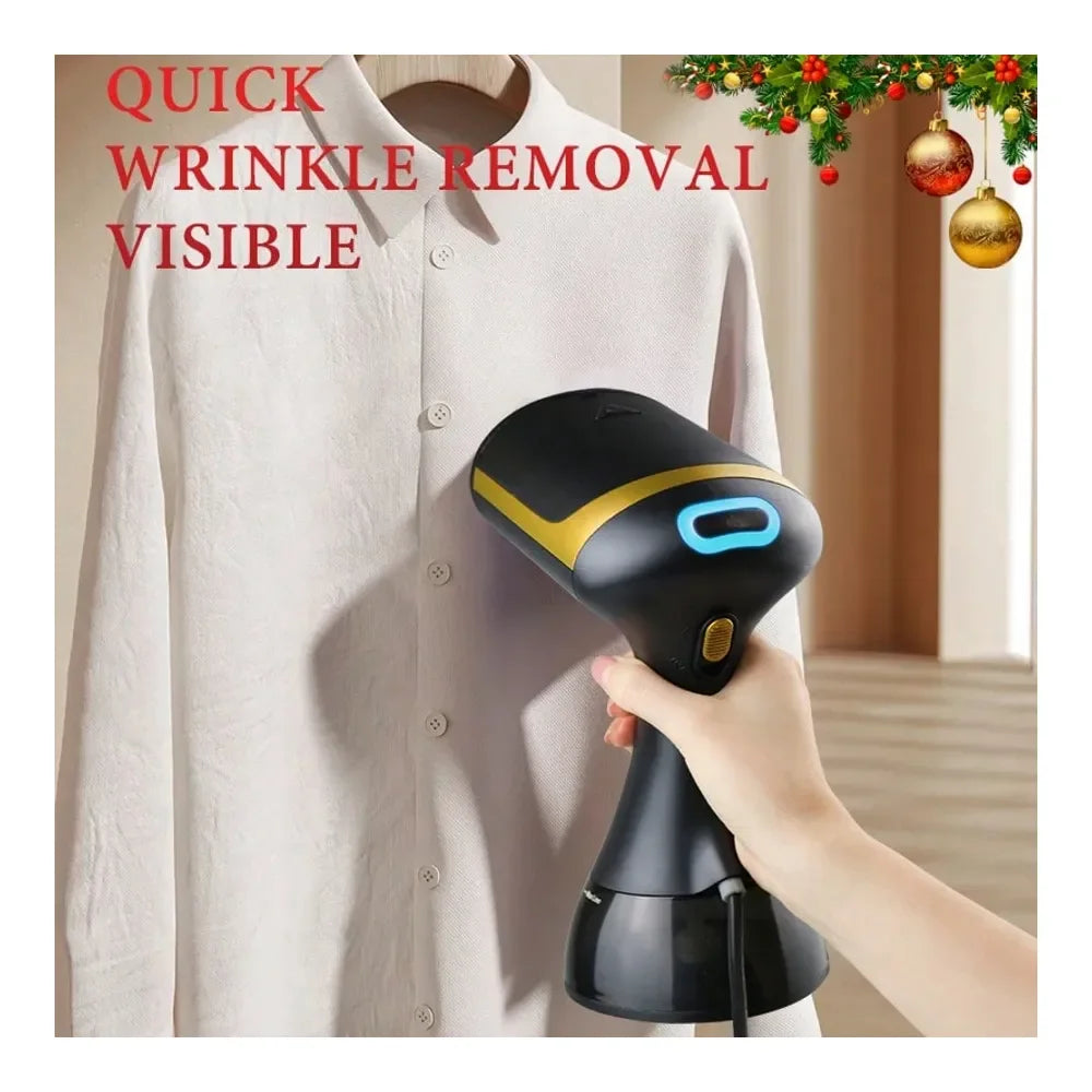 Steamer For Clothes 1100 Watt, Handheld Clothes Steam Iron For Travel, Clothes Care School Supplies, 20s Fast HeatUp, 300ml Larg
