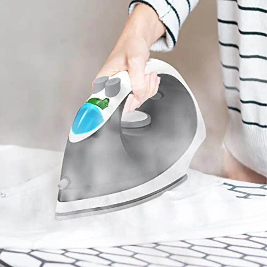 SF-760 Portable Cordless Steam Iron With Carrying Case Non-Stick Sole Plate White