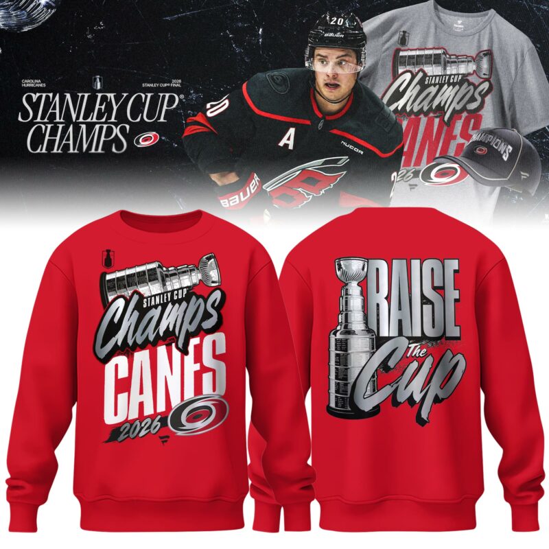 Carolina Hurricanes 2026 Stanley Cup Champions Locker Room Sweatshirt
