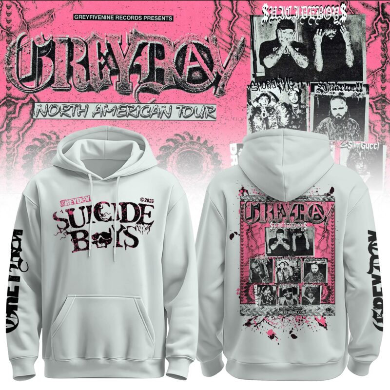 $$ Greyday 2026 – North American Tour Hoodie