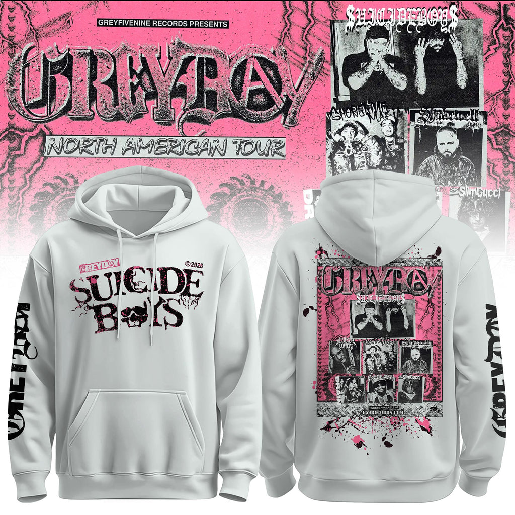 $$ Greyday 2026 – North American Tour Hoodie