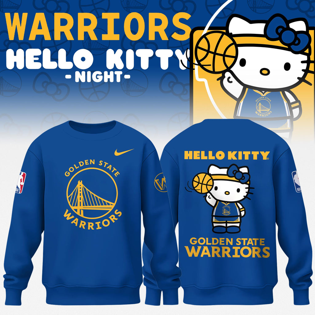 _ Golden State Warriors x Hello Kitty Night 2026 Special Edition Sweatshirt