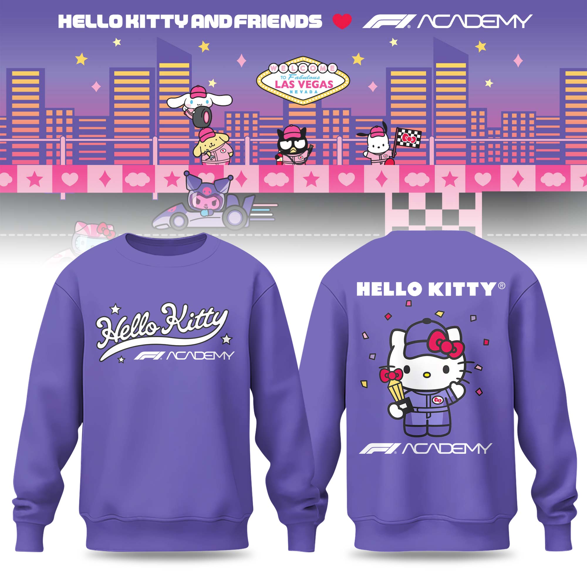 _ Hello Kitty And Friends x F1 Academy Limited Sweatshirt