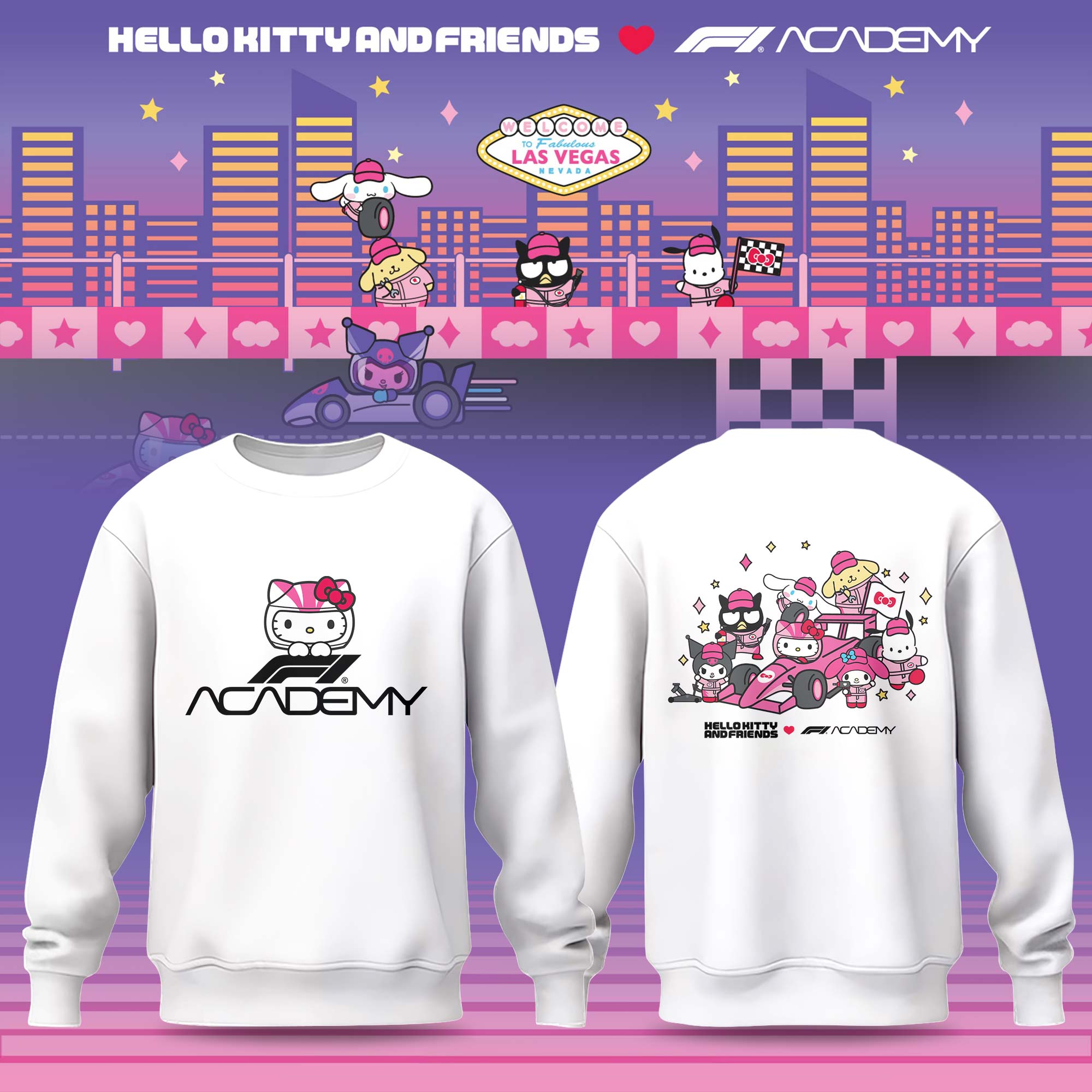_ Hello Kitty And Friends x F1 Academy Limited Sweatshirt