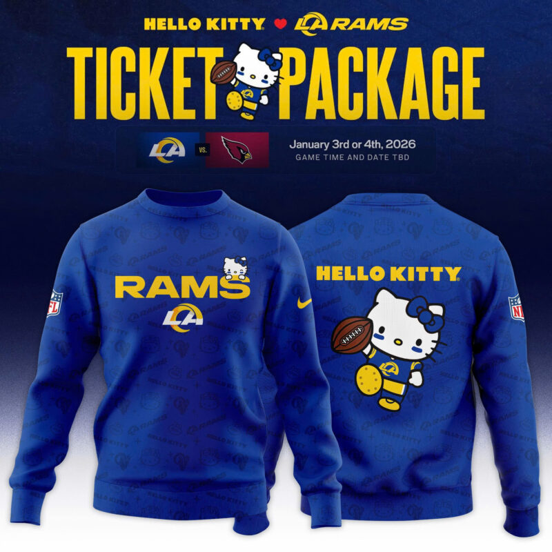 _ .Los Angeles Rams x Hello Kitty Limited Edition Sweatshirt