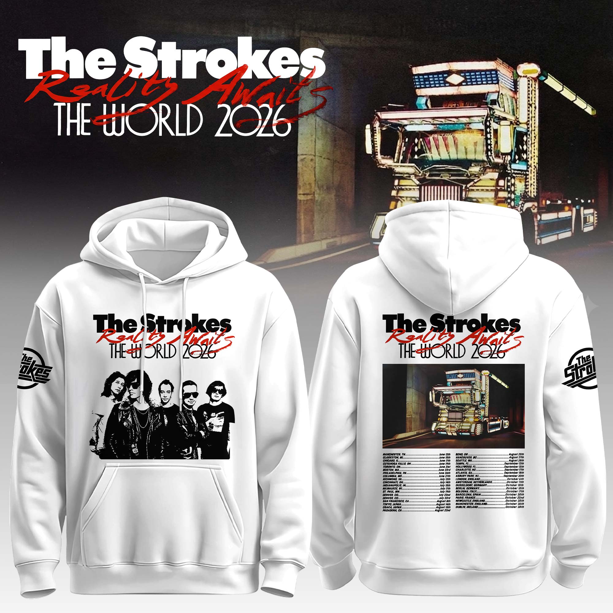 Reality Awaits The World Tour 2026 Limited Edition Hoodie