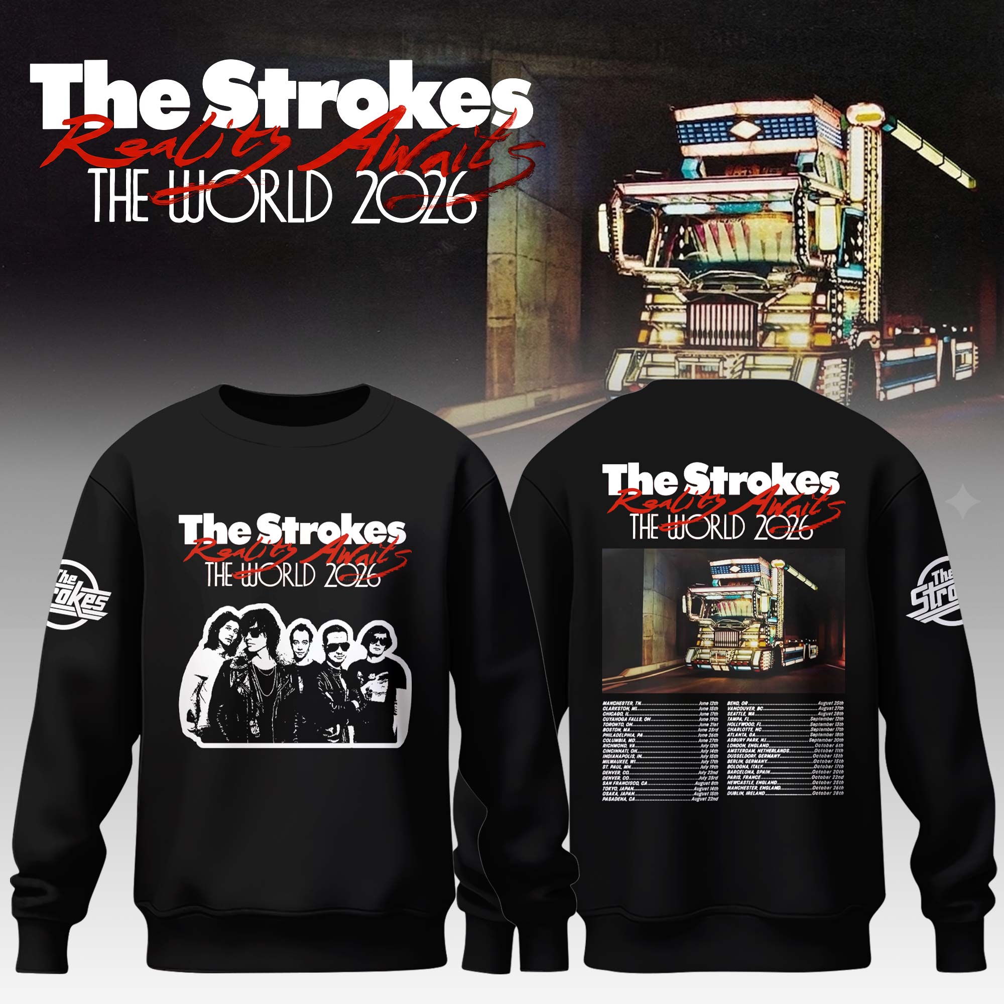 Reality Awaits The World Tour 2026 Limited Edition Sweatshirt