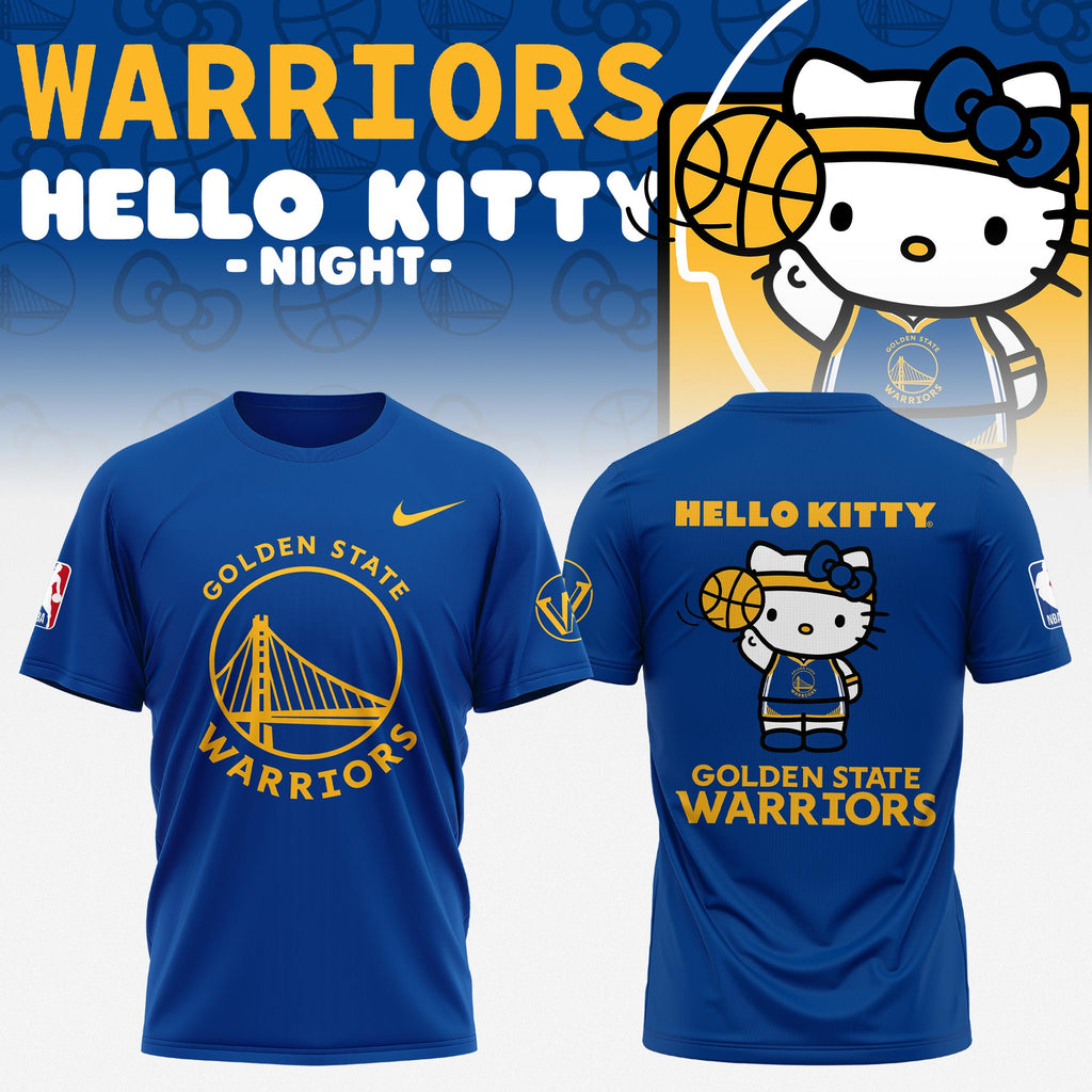 _ Golden State Warriors x Hello Kitty Night 2026 Special Edition T-shirt