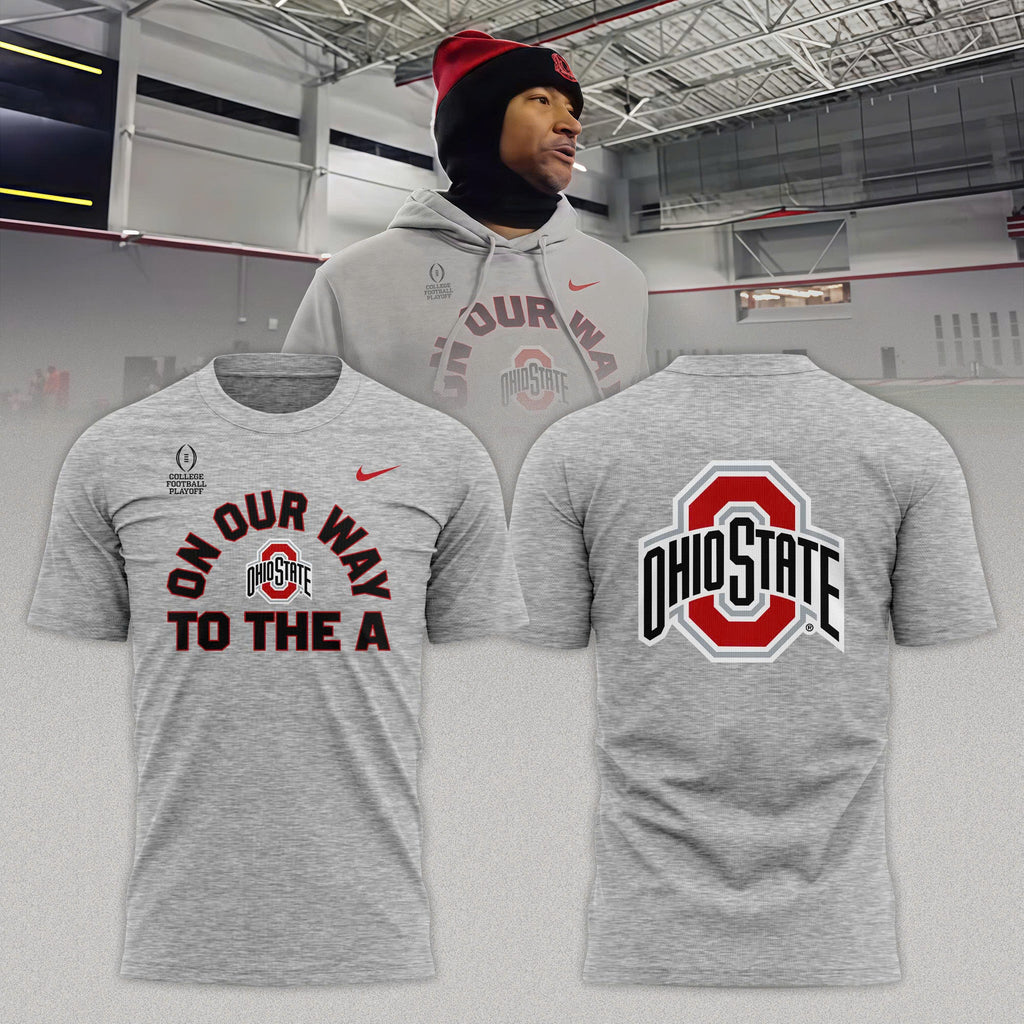 Ohio State Buckeyes "ON OUR WAY TO THE A" Limited Edition T-shirt