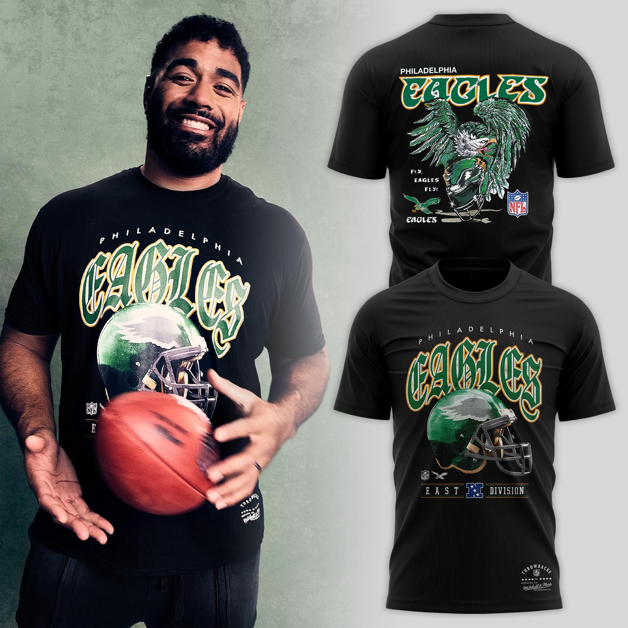_ Philadelphia Eagles Classic Helmet Limited Editions T-shirt