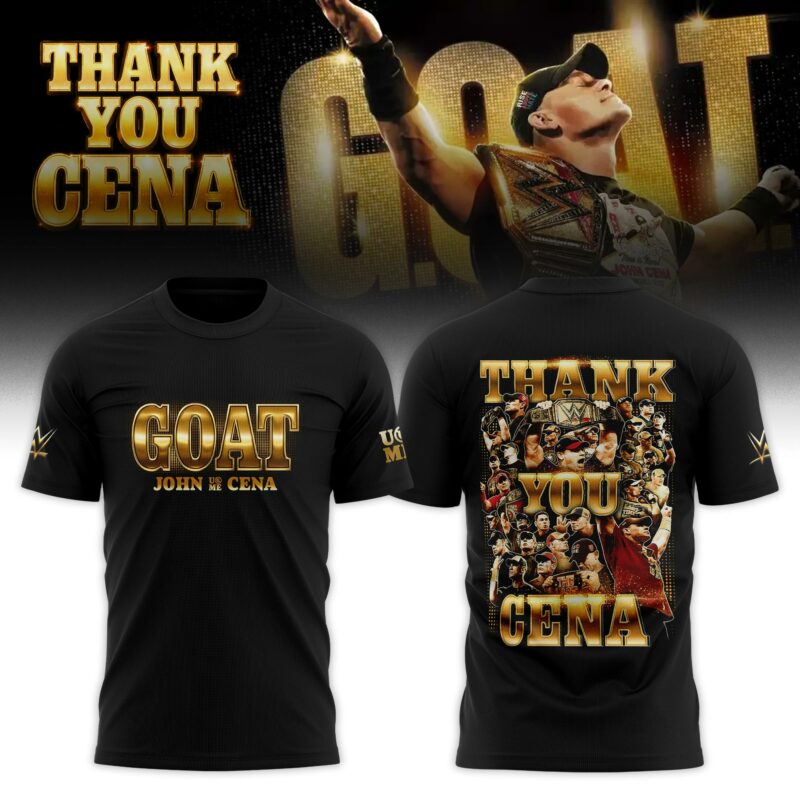 John Cena Thank You Cena Gold Limited Edition T-shirt