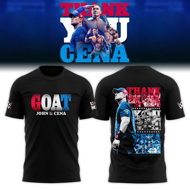 John Cena Thank You Cena Red, White and Blue Limited Edition T-shirt