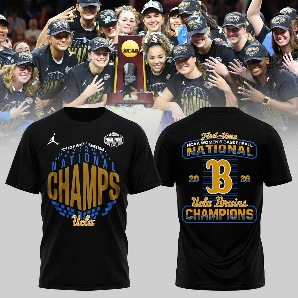 _UCLA 2026 NCAA Women's Basketball National Champions Locker Room T-Shirt