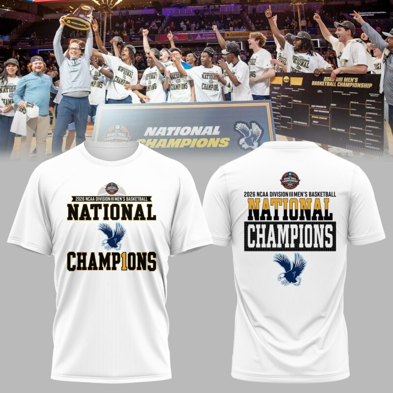 UMW 2026 NCAA Division III Men's Basketball National Champions T-Shirt